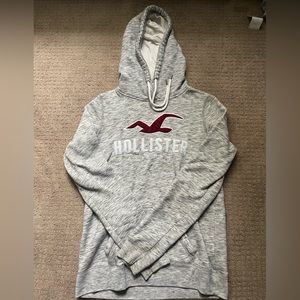 gray hollister sweatshirt